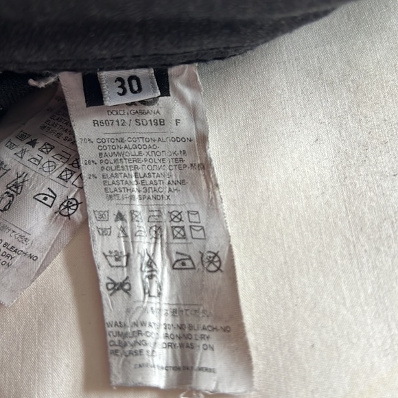 Dolce & Gabbana jeans pants ( Authentic), size 30 - Picture 10 of 16